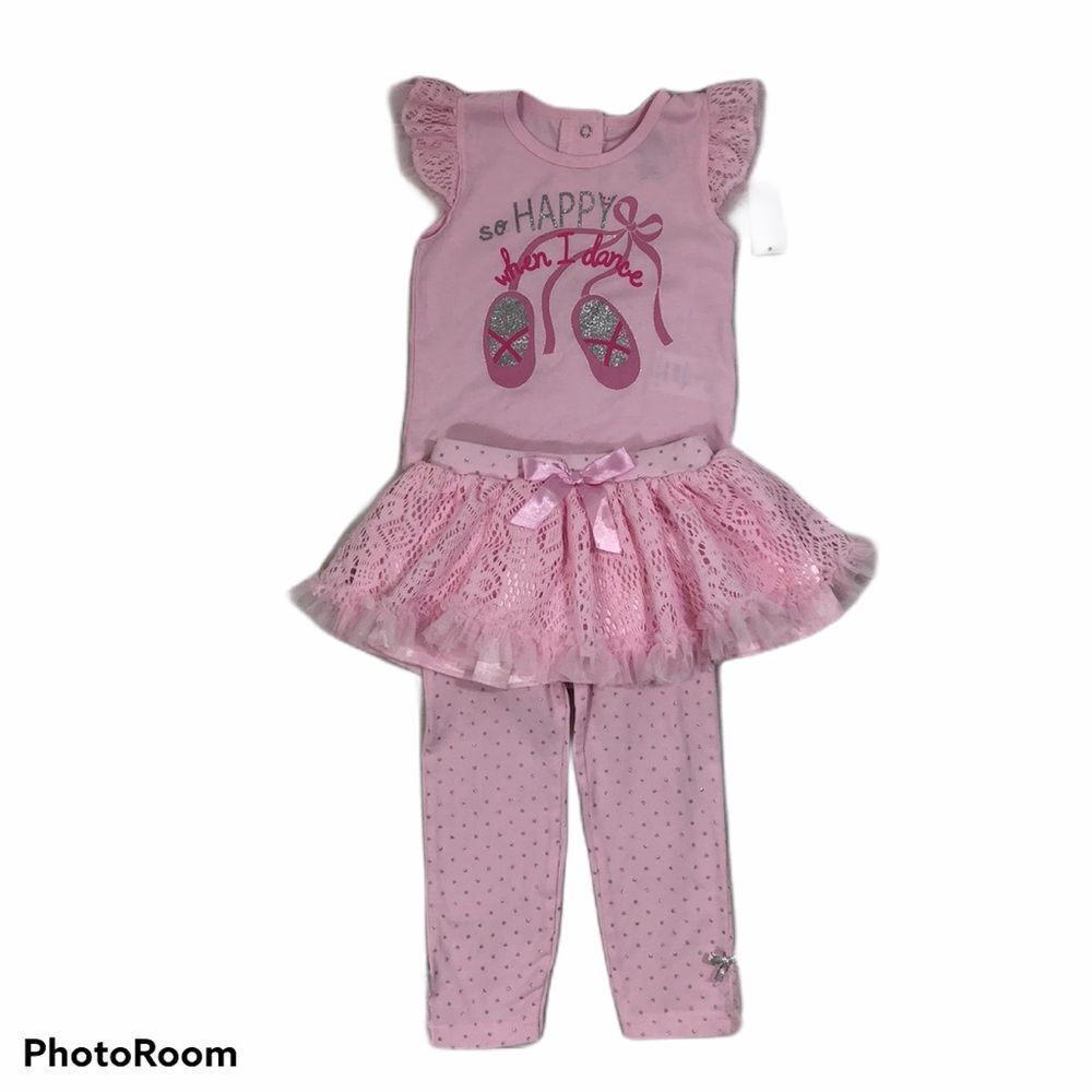 Brand New Girls Dance Themed‎ Outfit Size 18 month